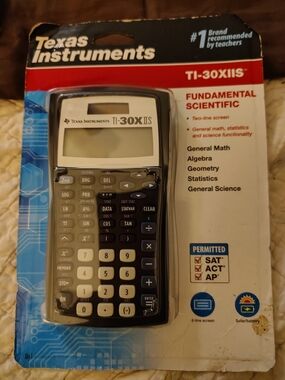 Texas Instruments TI-30XIIS Scientific Calculator - Black and White